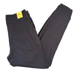 Tuff Athletics Joggers Womens Grey Stretch Small Ribbed Cuffs Drawstring Pockets